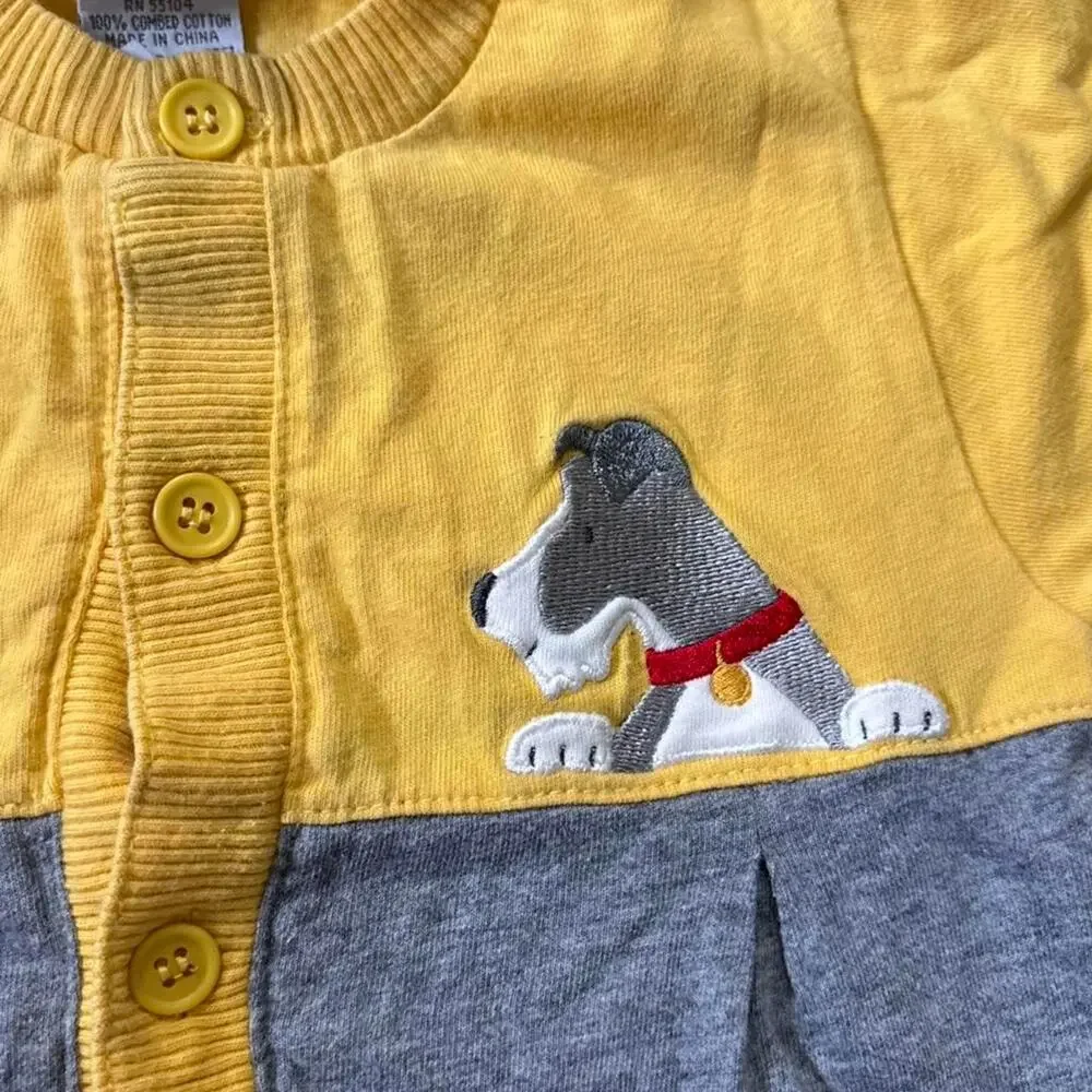 Vintage y2k dog romper from